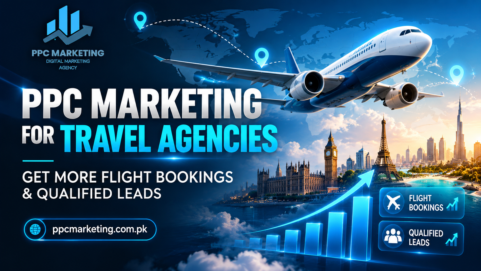 PPC Marketing for Travel Agencies Get More Flight Bookings and Qualified Leads