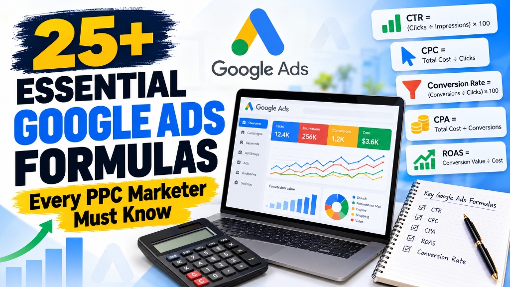27 Google Ads Formulas Every PPC Marketer Should Know